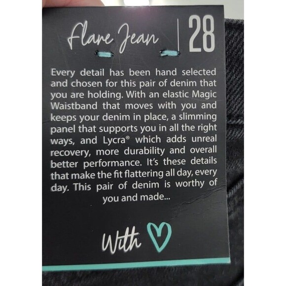 Lularoe Flare Jeans NWT - Picture 5 of 7